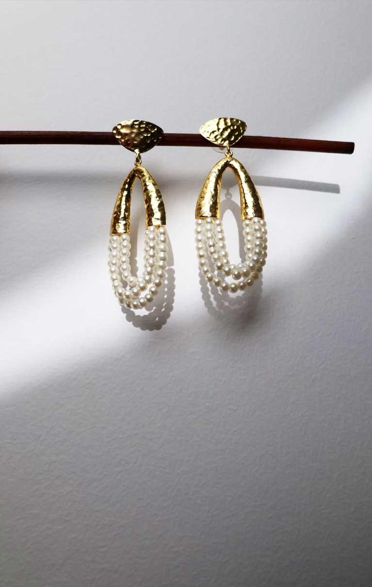 Salkım Küpe Gold