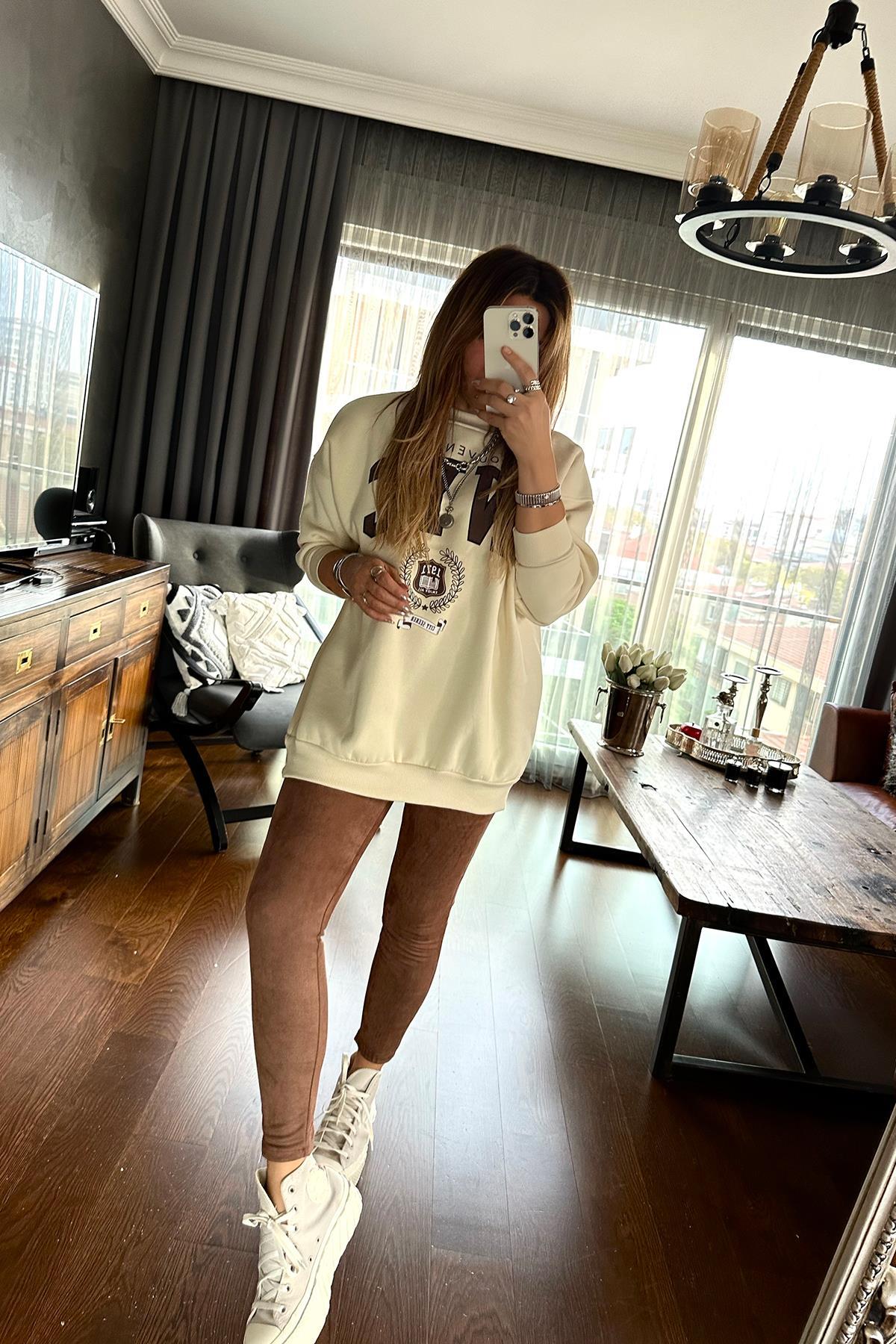 Şardonlu NYC Sweat Taş