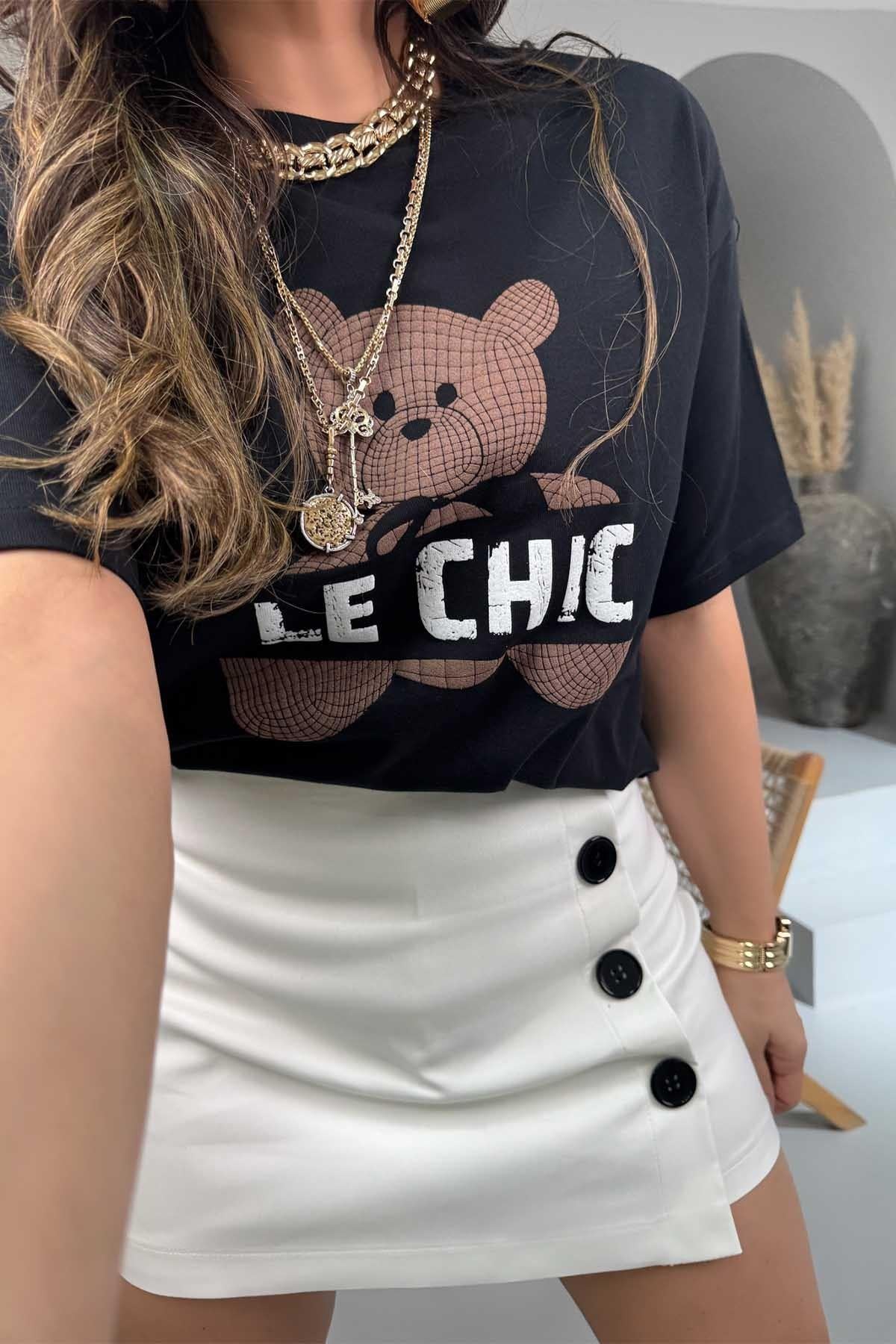 Teddy Le Chic Tshirt Siyah