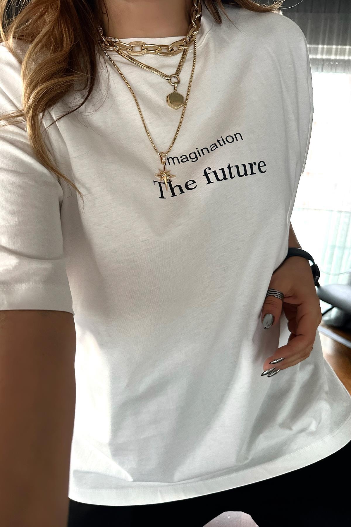 The Future Tshirt Ekru