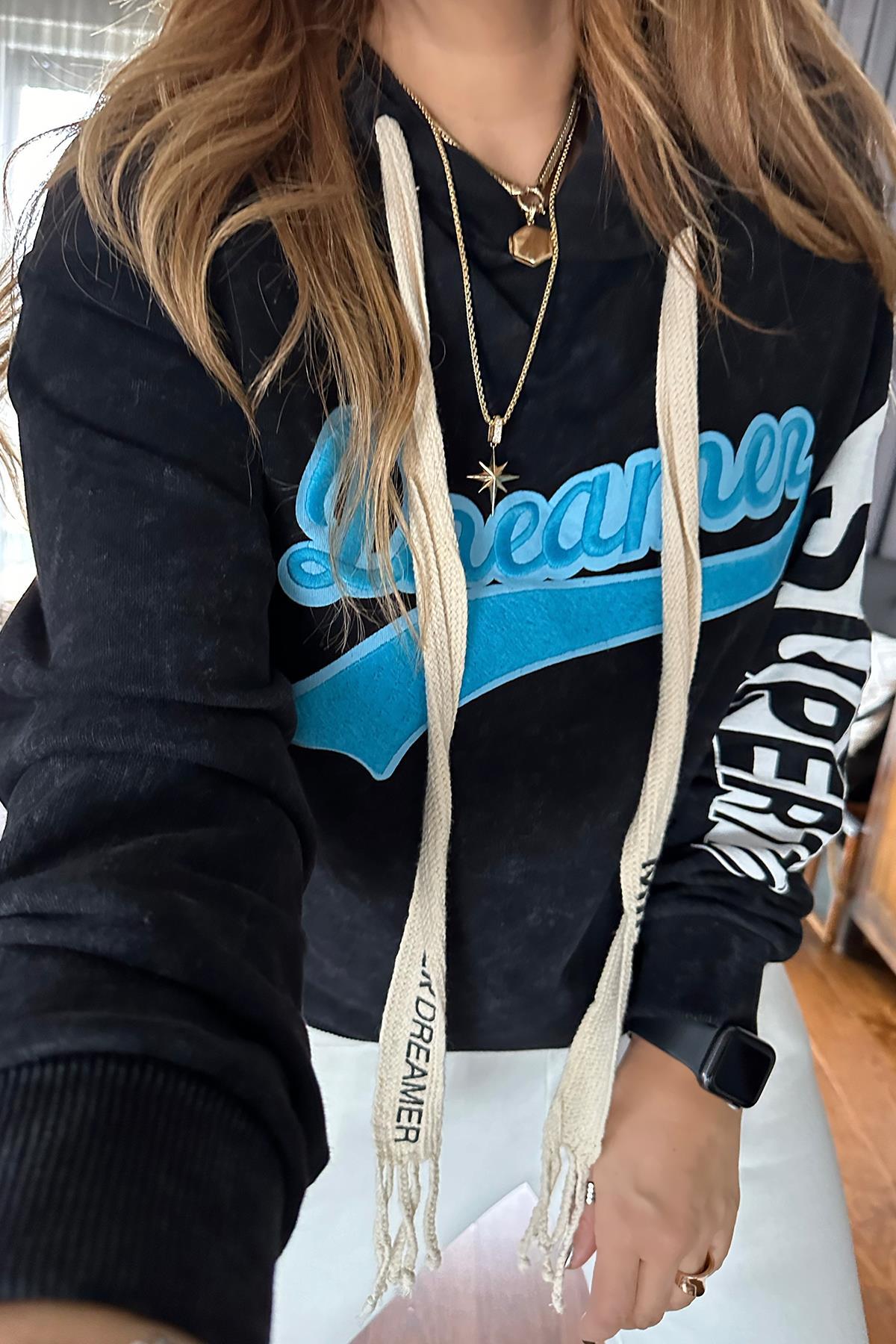 Yıkamalı Dreamer Sweat Antrasit