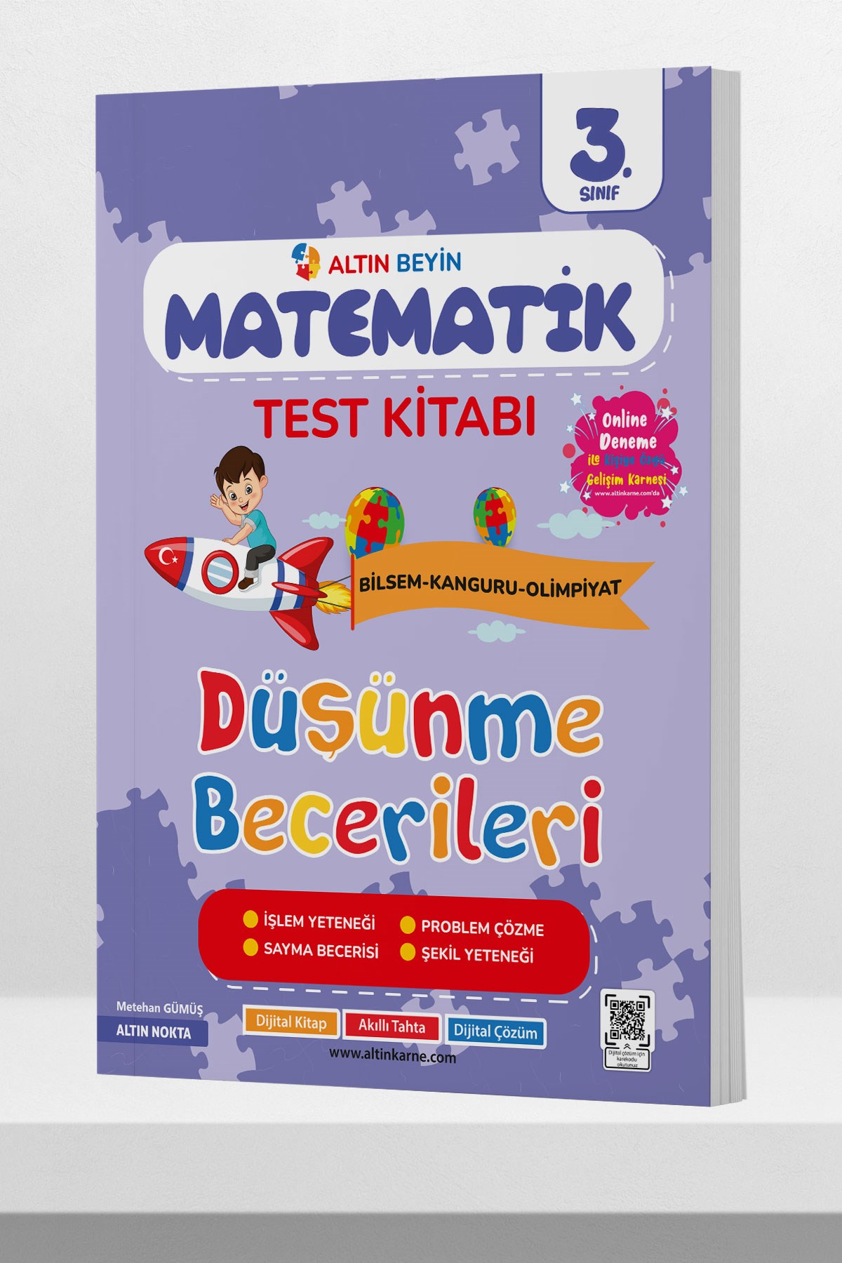 3. Sınıf Bilsem Kanguru Zeka 10'lu Set Altın Beyin'de