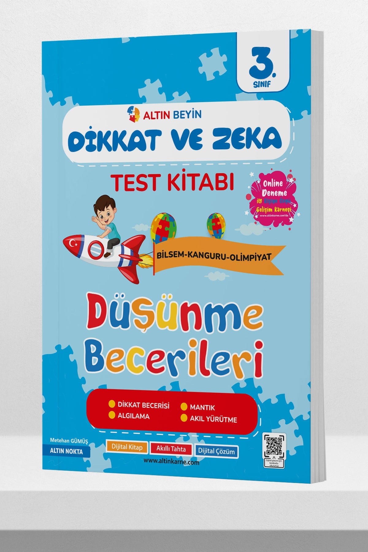 3. Sınıf Bilsem Kanguru Zeka 10'lu Set Altın Beyin'de