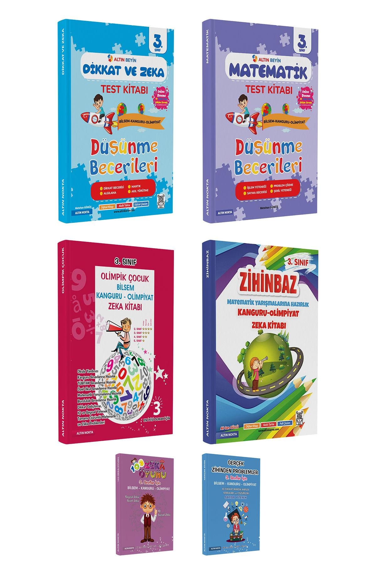 3. Sınıf Bilsem Kanguru Zeka 8'li Set | Bilsem Kanguru Matematik Hazırlık