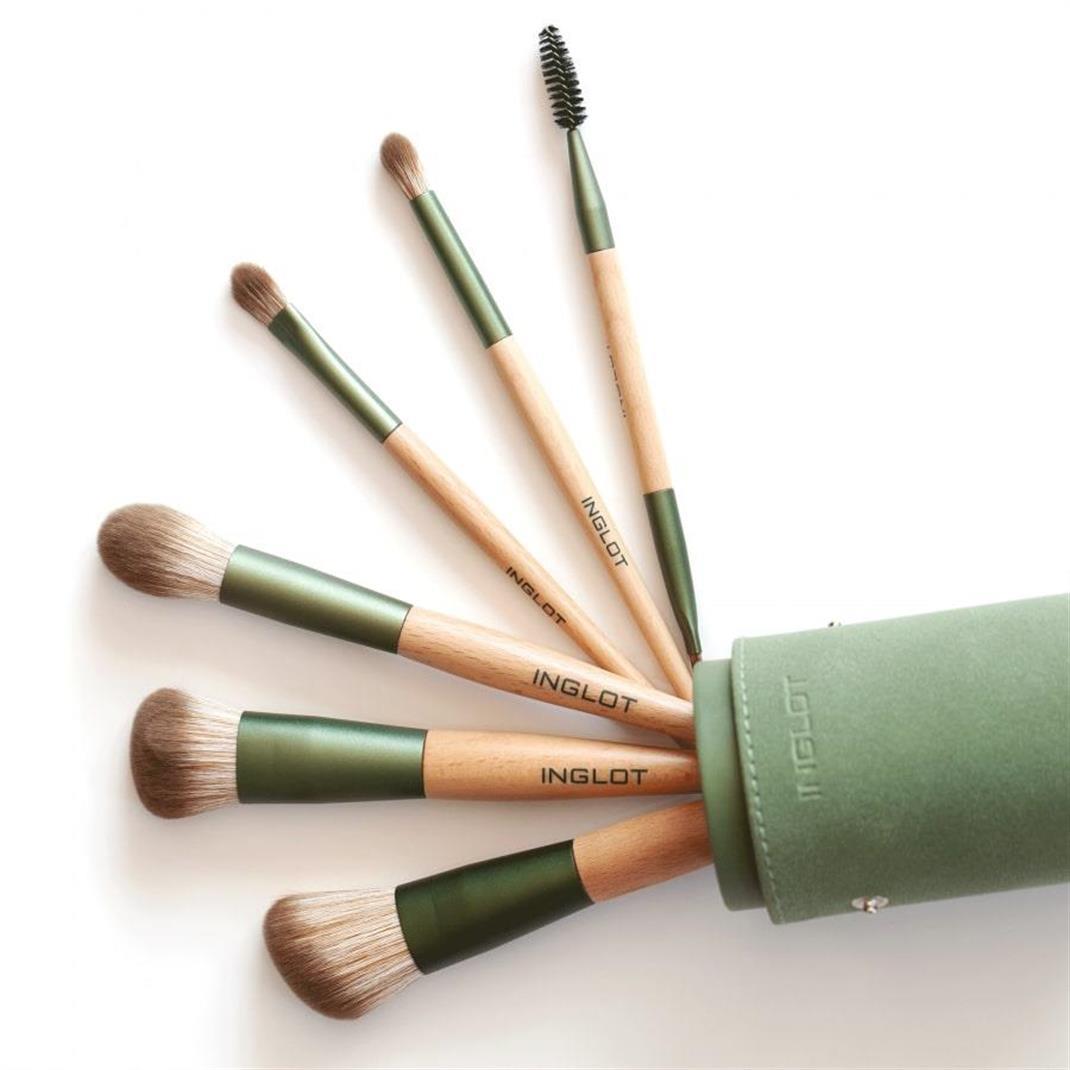 BRUSH TUBE MAKEUP SET (GREEN)