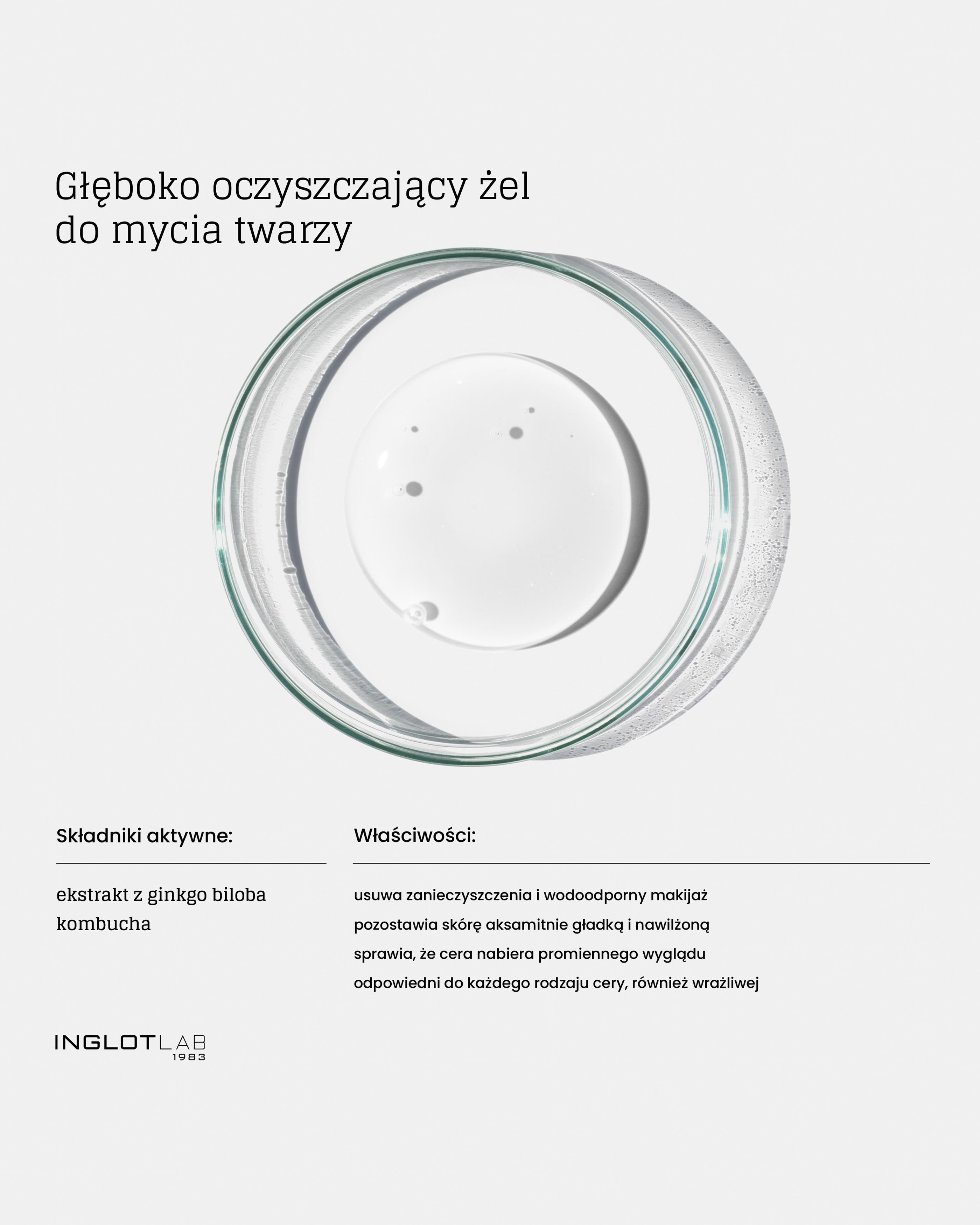 INGLOT LAB Deep Cleansing Face Gel  -  Derin Temizleyici Yüz Jeli 145 ml