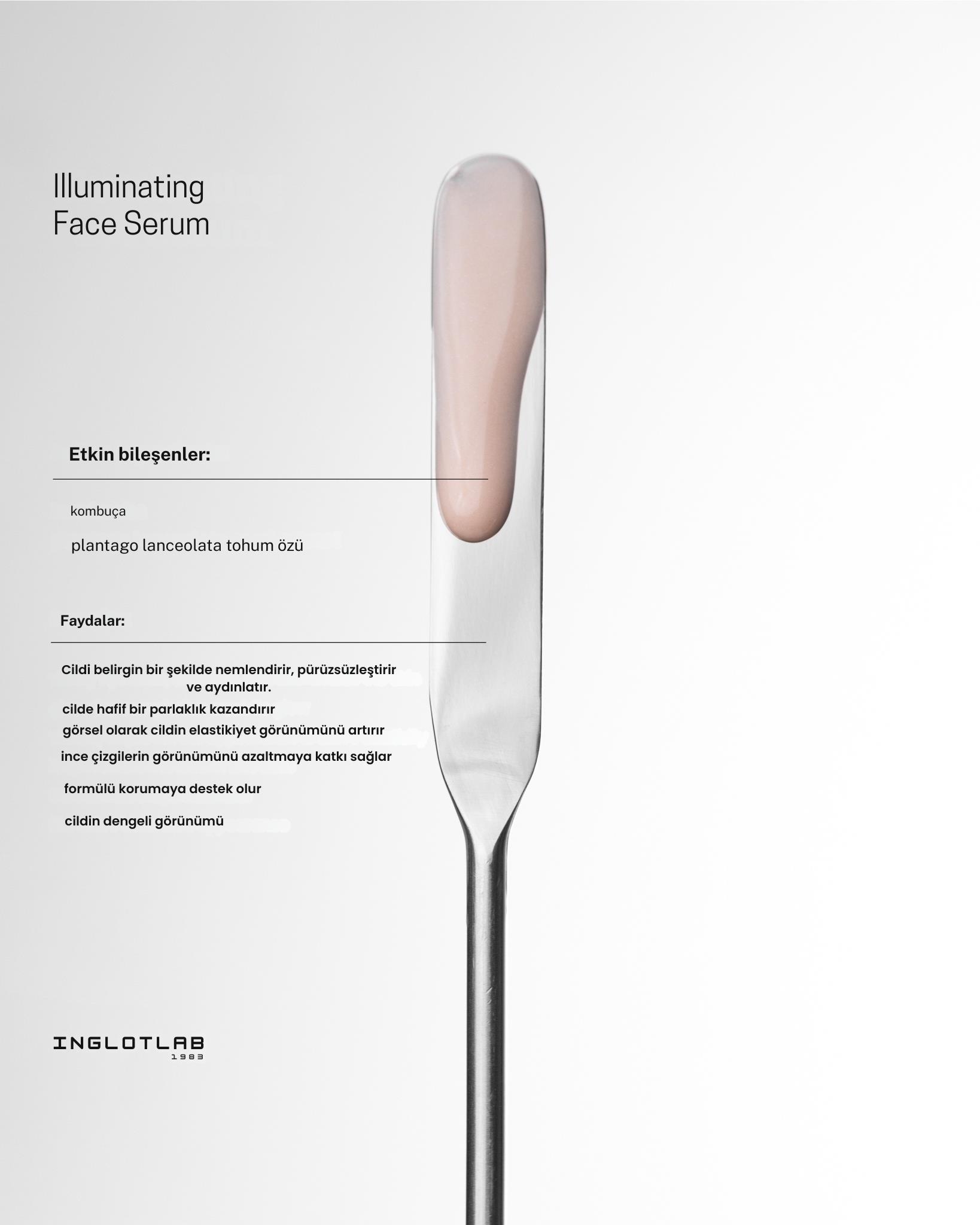 INGLOT LAB Illuminating Face Serum - Aydınlatıcı Yüz Serumu (30 ml)