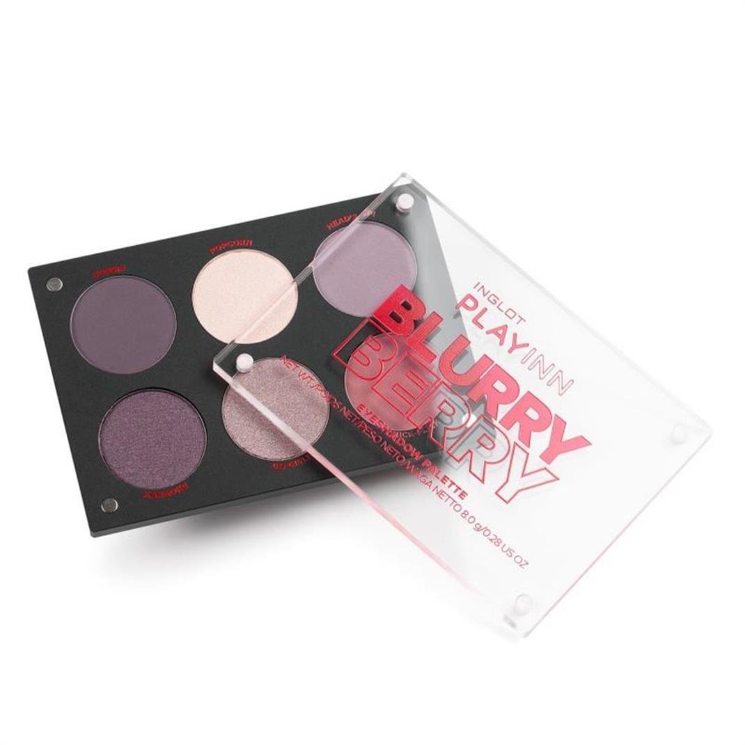INGLOT PLAYINN Blurry Berry Eye Shadow Palette