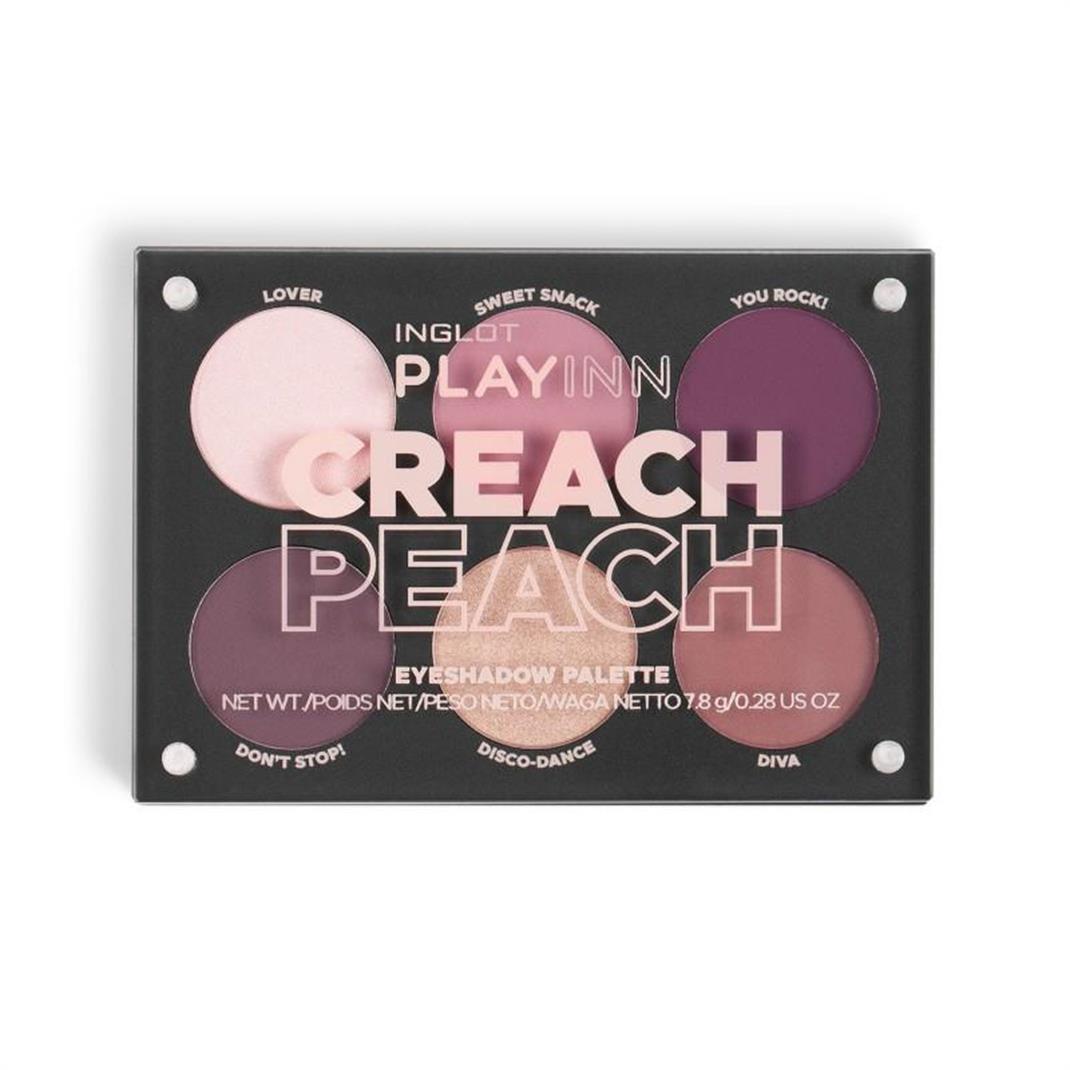 INGLOT PLAYINN Creach Peach Eye Shadow Palette 