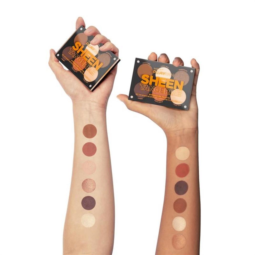 INGLOT PLAYINN Sheen Tangerine Eye Shadow Palette