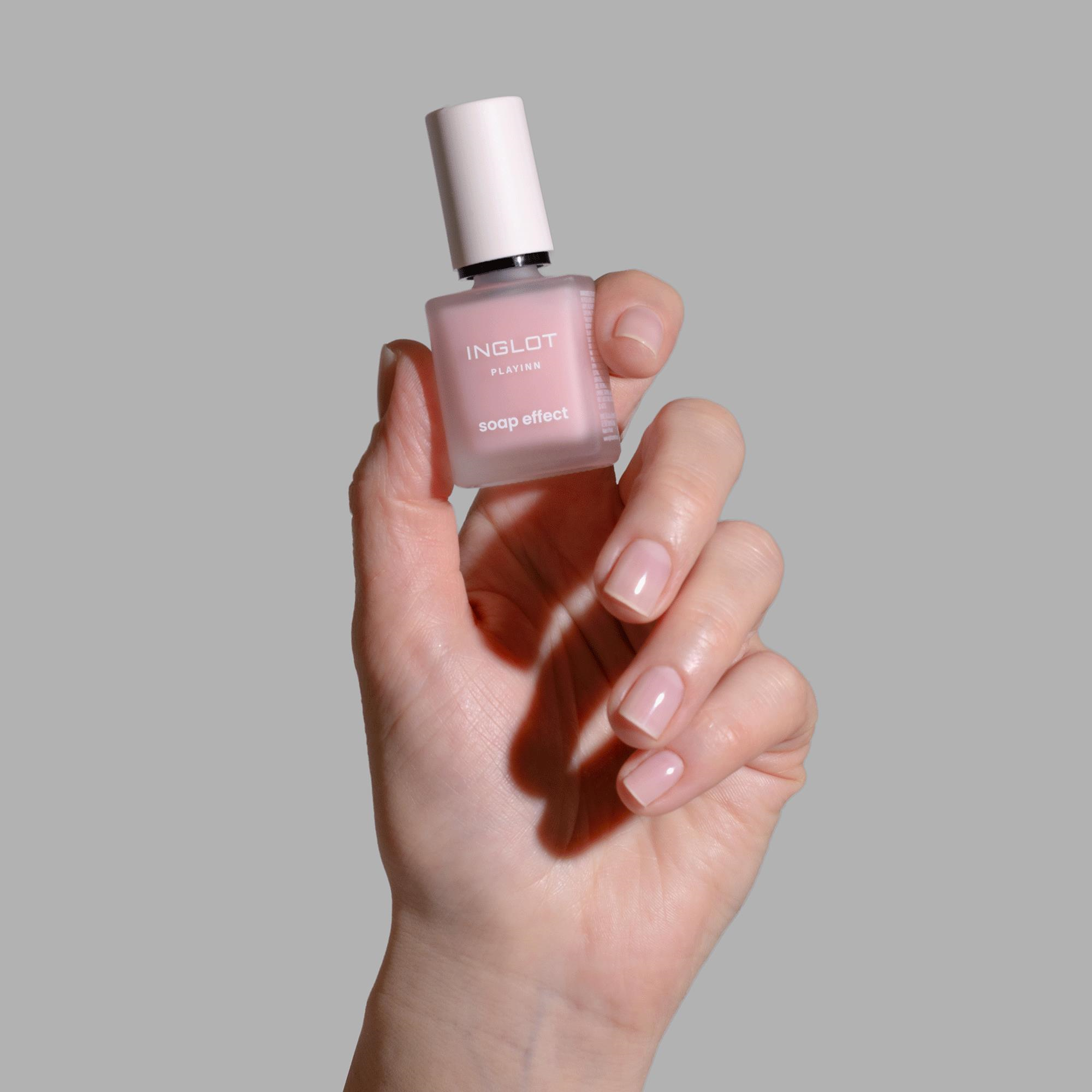 INGLOT PLAYINN Soap Effect Nail Conditioner 30 - Tırnak Güçlendirici ve Parlatıcı Bakım Ojesi 15 ml