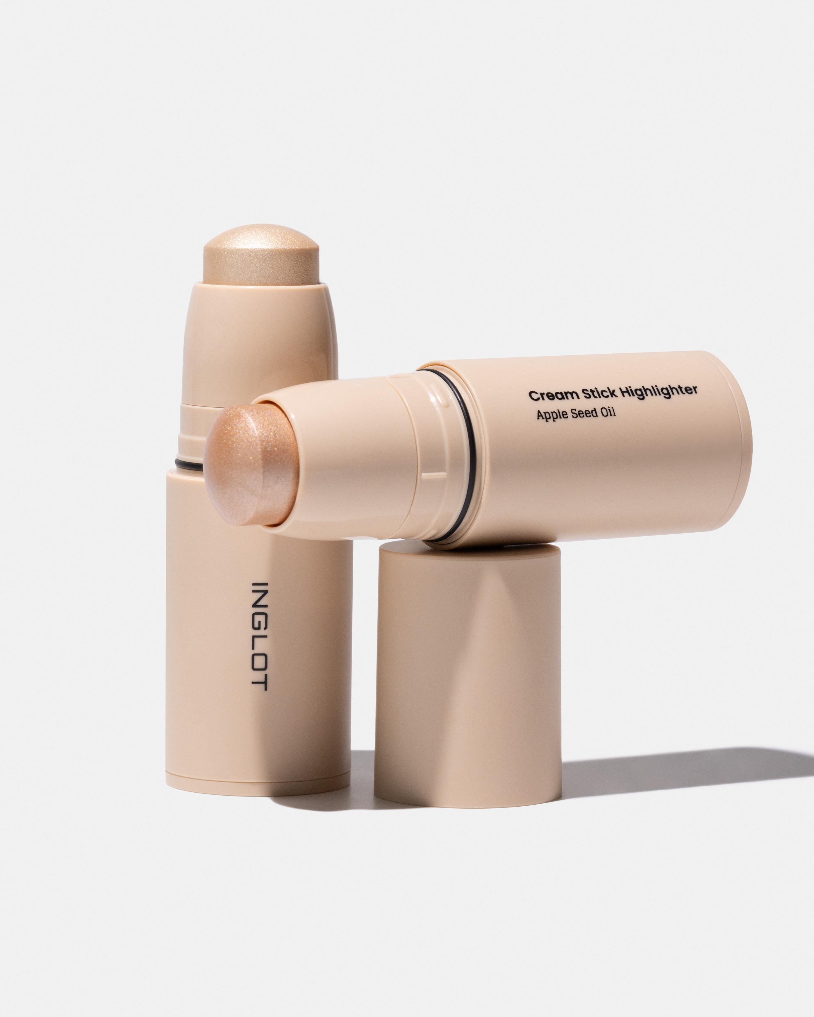 INGLOT Shine & Define Yüz Makyaj Seti – Işıltılı ve Belirgin Görünüm İçin 3’lü Krem Stick Set