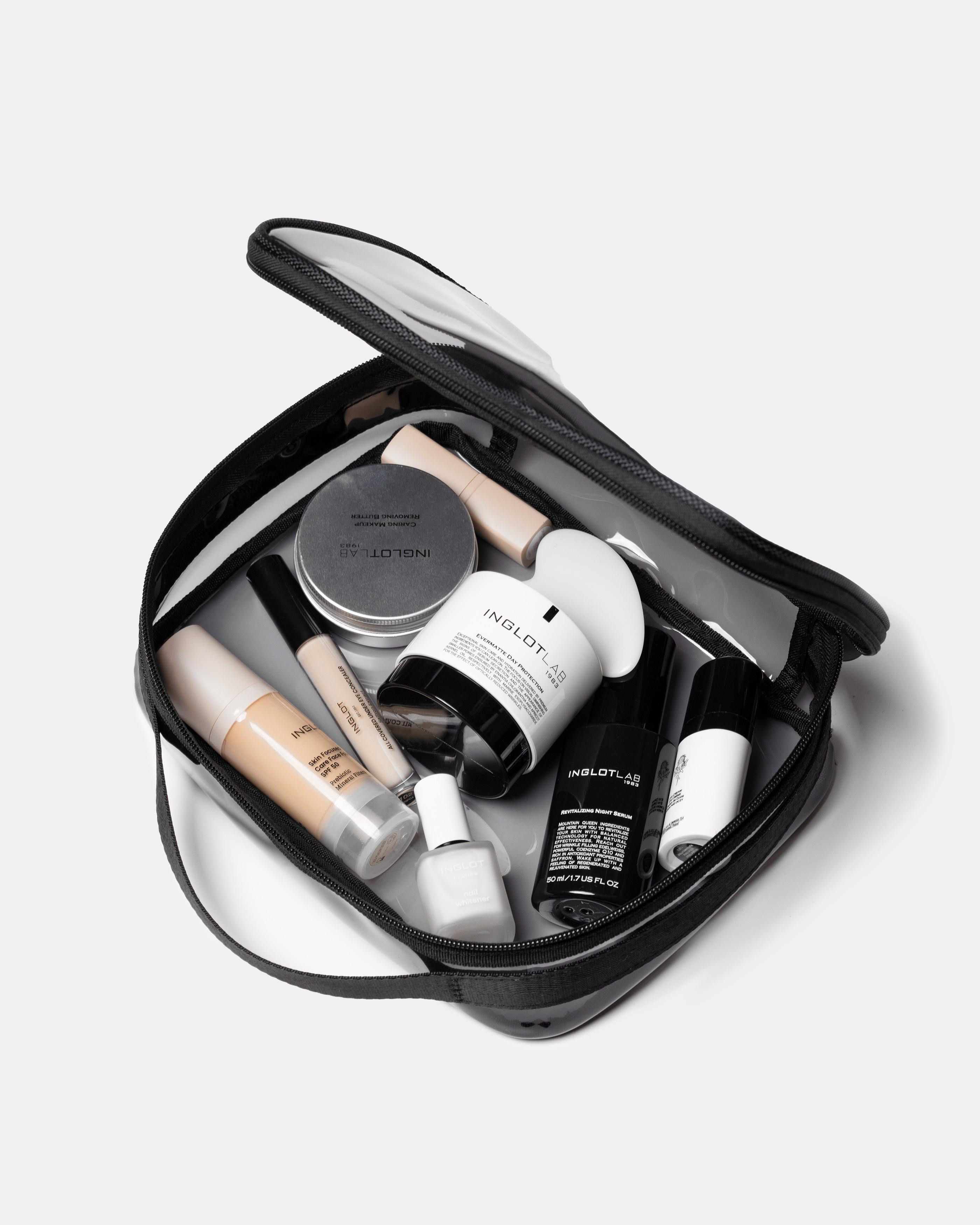 INGLOT Travel Makeup Bag Big Black – Büyük Siyah Seyahat Makyaj Çantası 