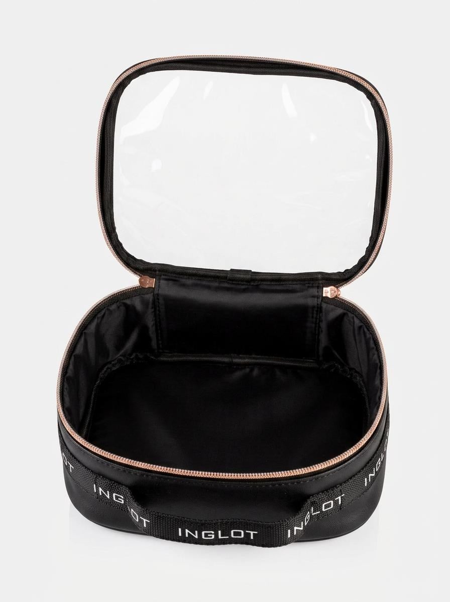 INGLOT Travel Makeup Bag Small Black & Rose Gold Seyahat Makyaj Çantası