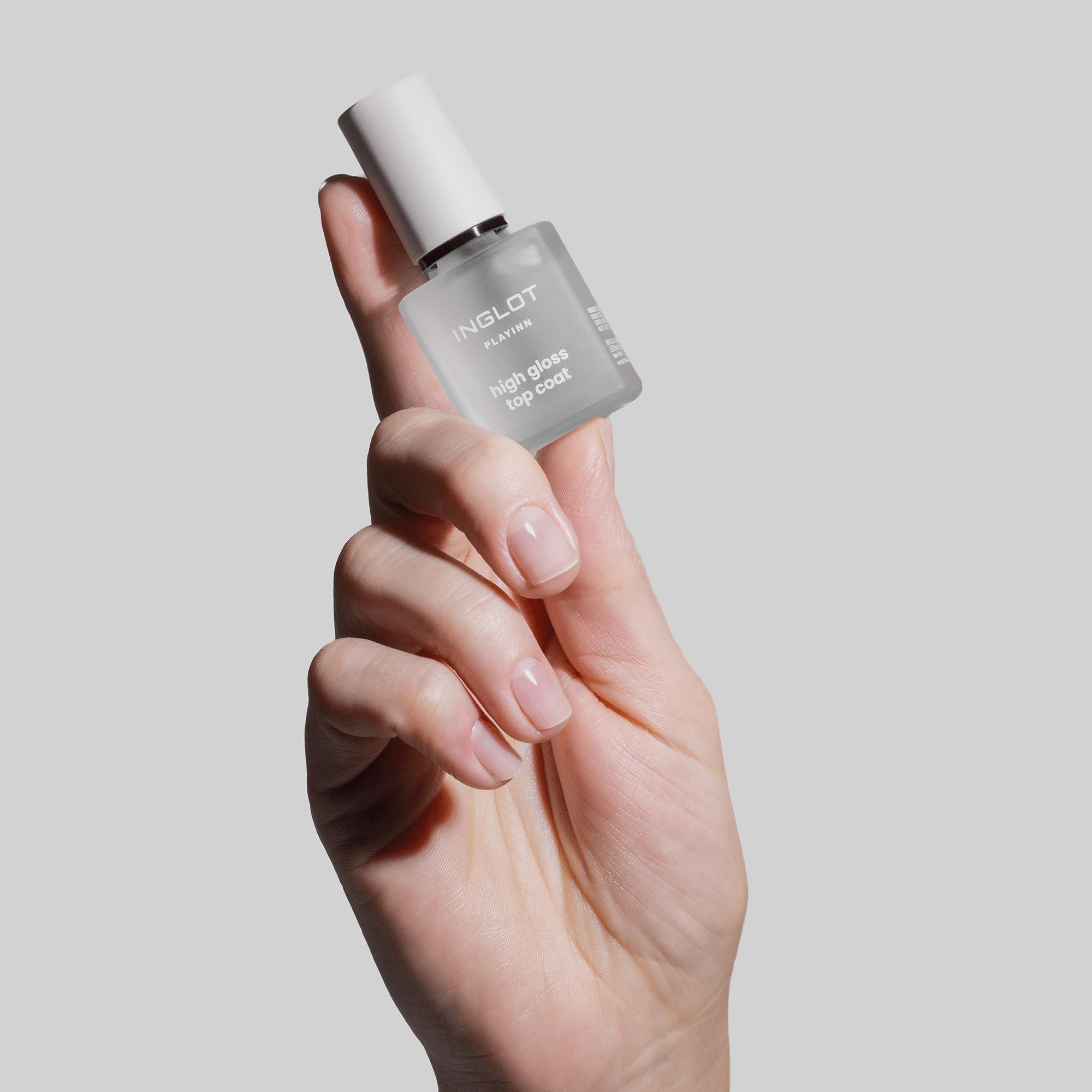 PLAYINN High Gloss Top Coat 31 - Yüksek Parlaklık Veren Hızlı Kuruyan Tırnak Üst Katı 15 ml