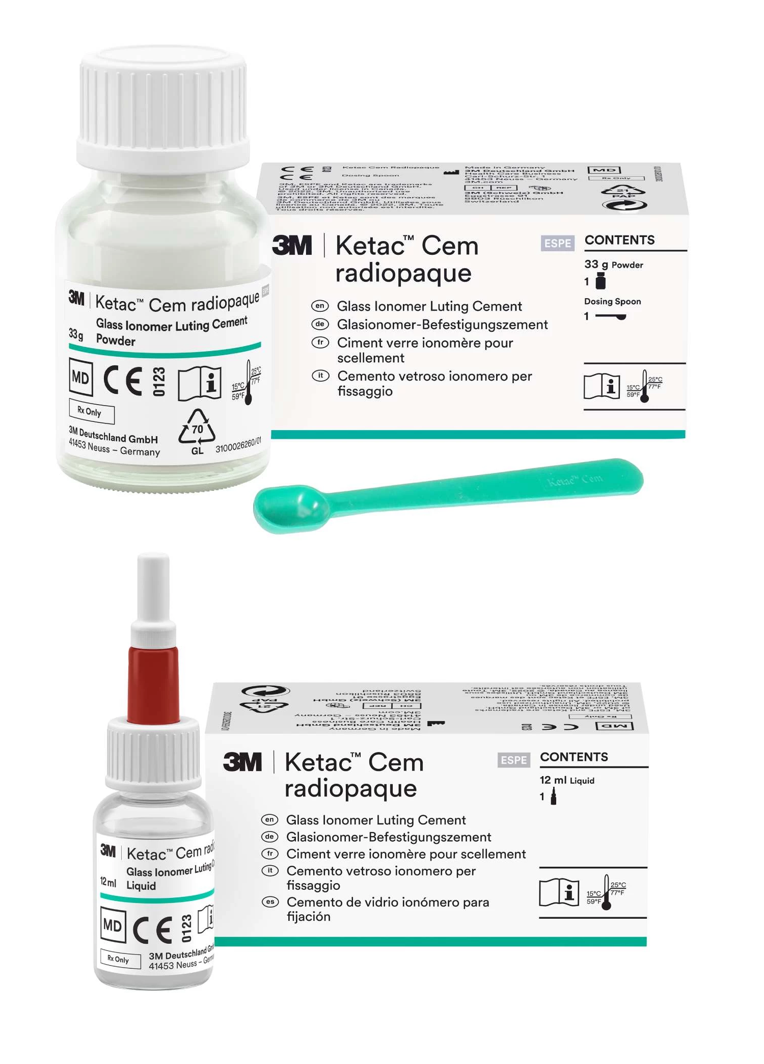 3M Ketac Cem Radiopaque Cam İyonomer Siman Tekli