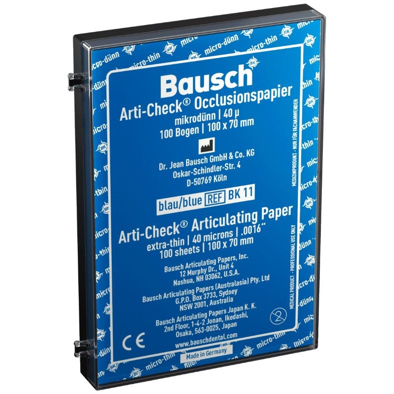 Bausch Düz Form Artikülasyon Kağıdı 40 Mikron 100 Lü