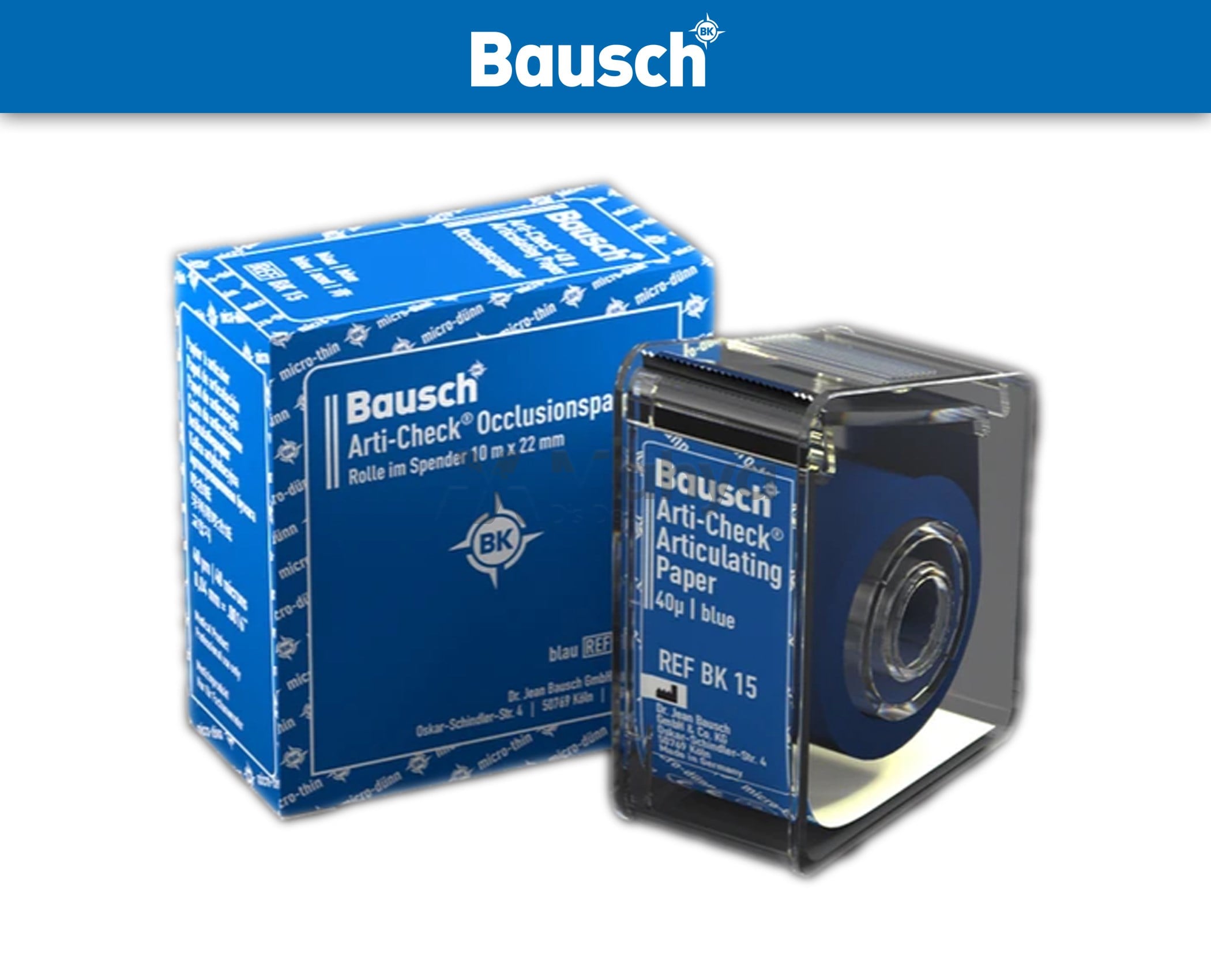 Bausch Rulo Form Artikülasyon Kağıdı 40 Mikron