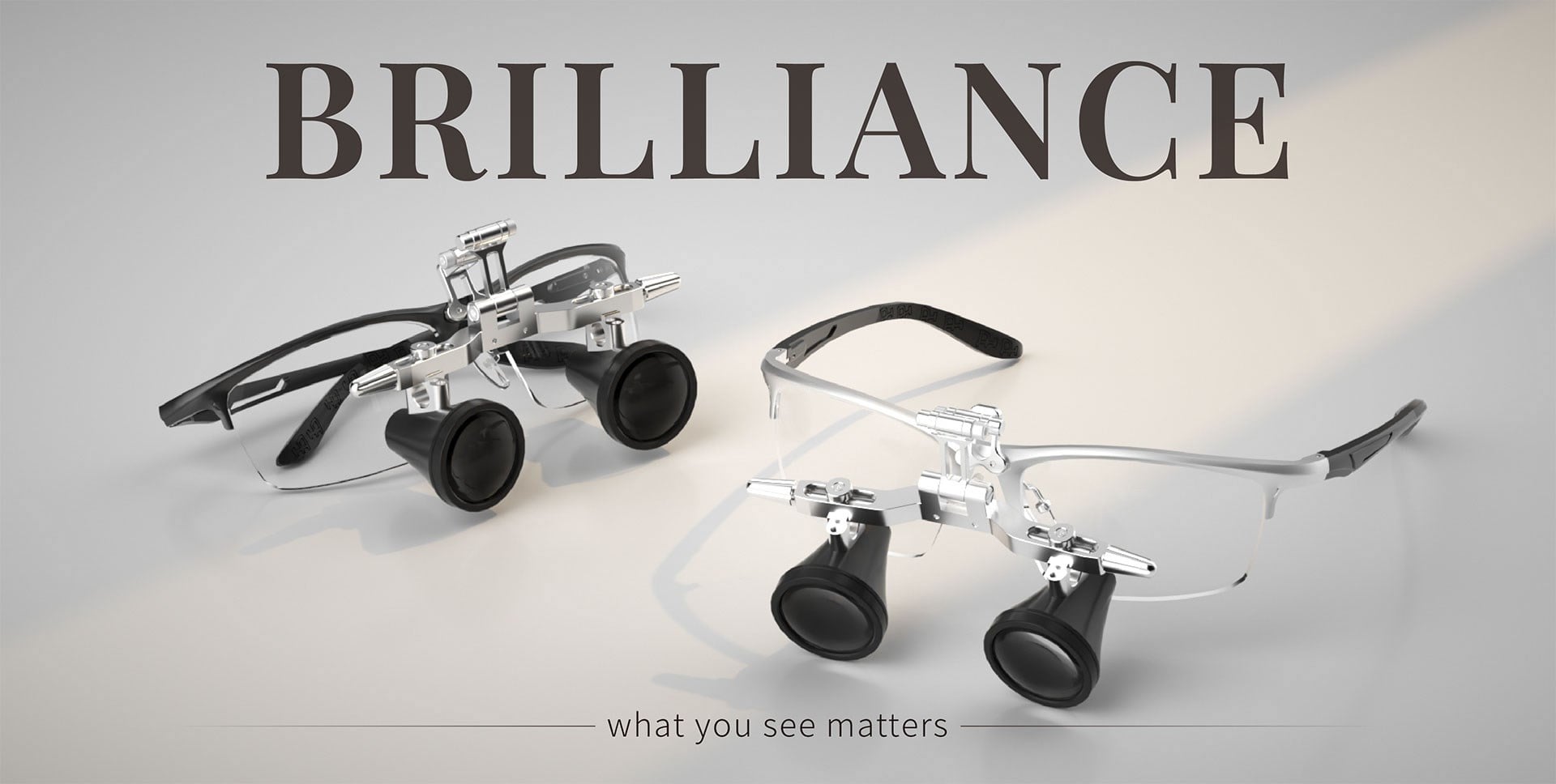 Brilliance Dental Loupe 3.5x Büyütmeli Kafa Işığı Hariç