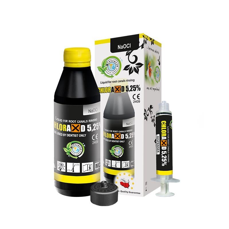 Cerkamed Chloraxid Kök Kanal İrrigasyon Solüsyonu Sodyum Hipoklorit %5,25