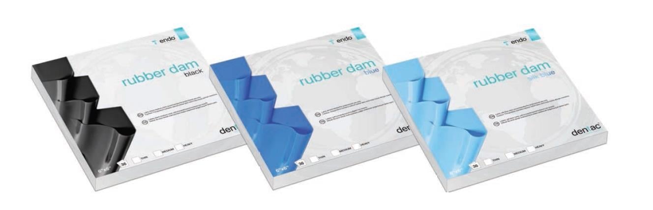 Dentac T-Endo Rubber Dam Lastiği Mavi
