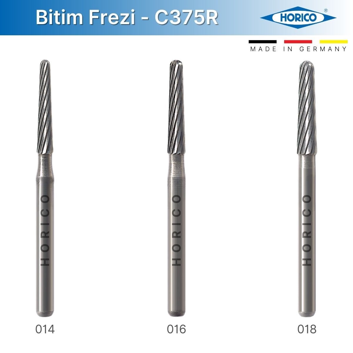 Horico Carbide Bitim Frezi C 375R