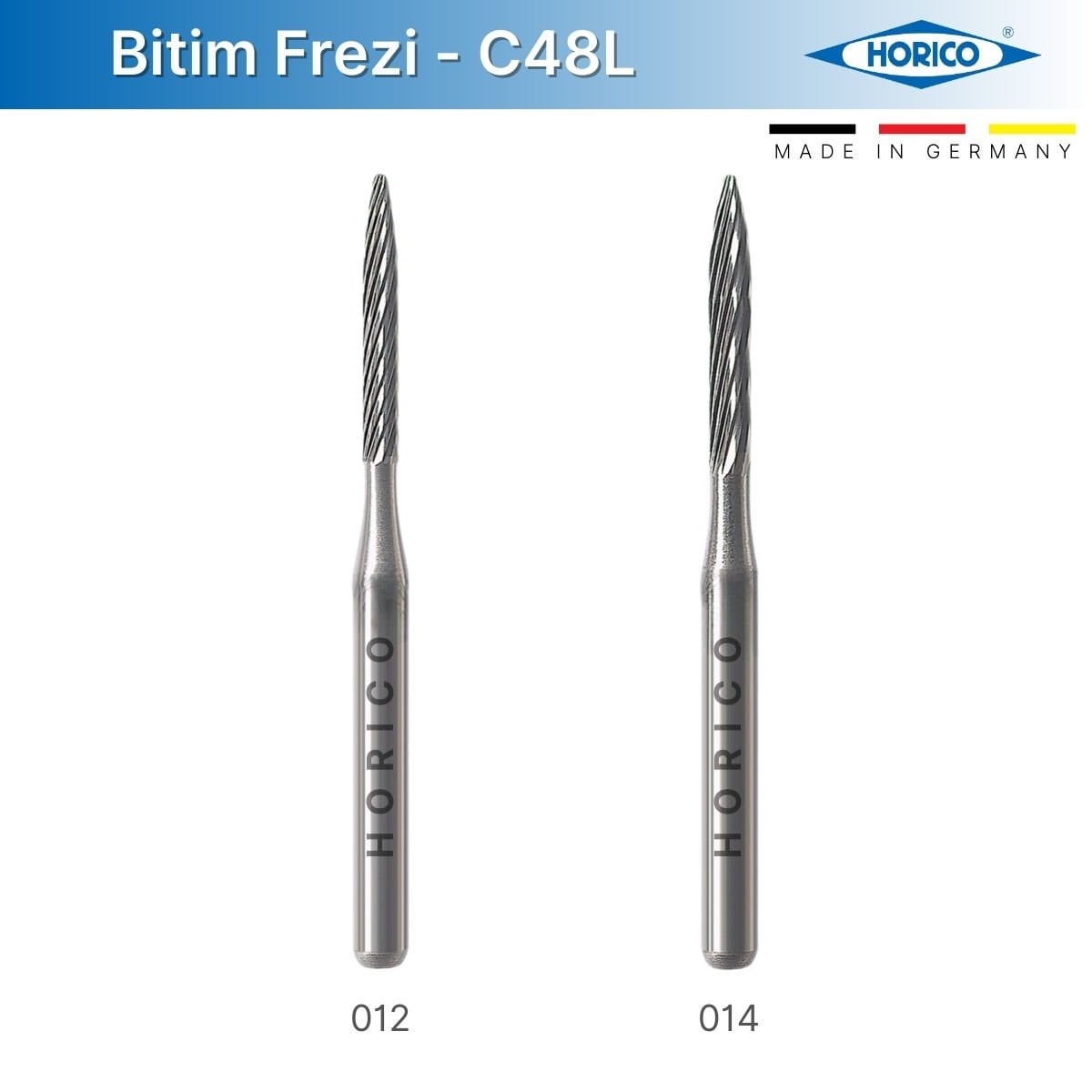 Horico Carbide Bitim Frezi C 48L