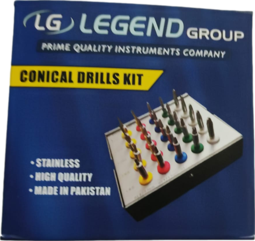 Legend Conical Drill Kit 25 li (Konik Diril Seti)