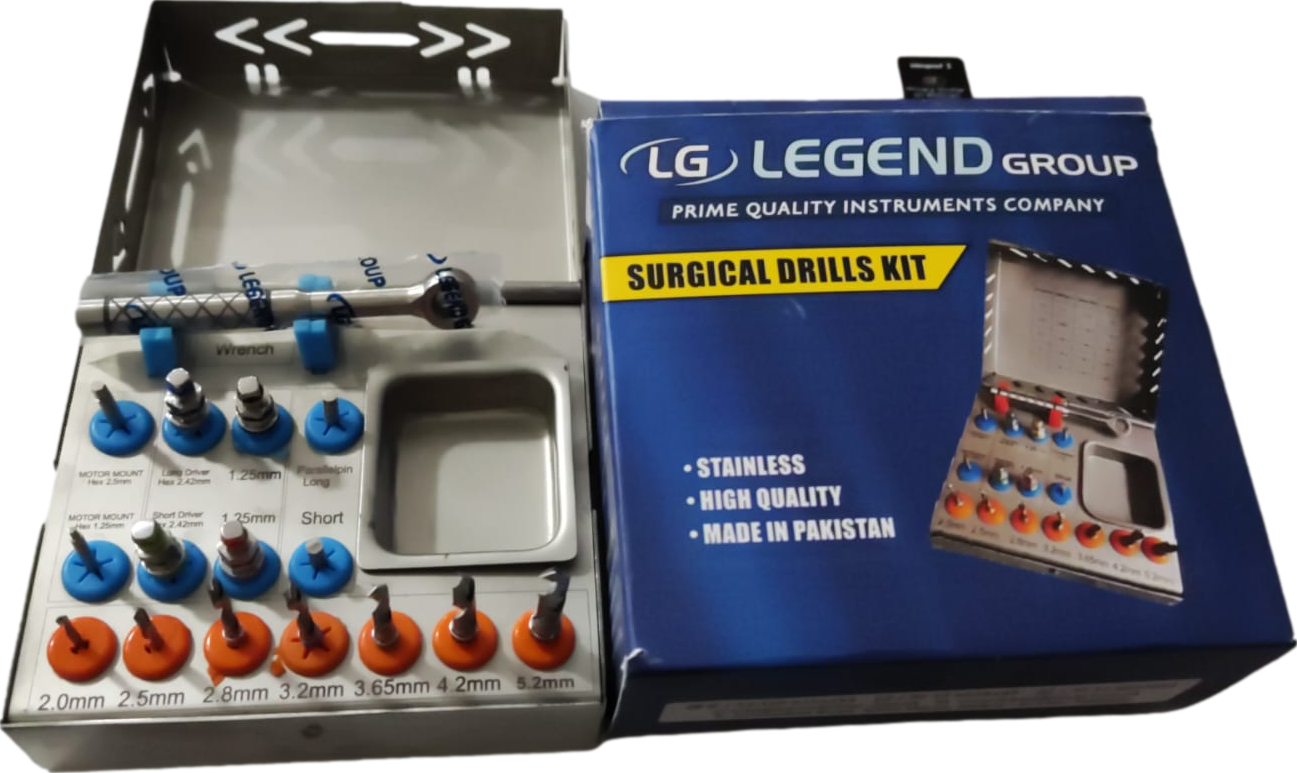 Legend Surgical Drills Kit Cerrahi Diril Kiti