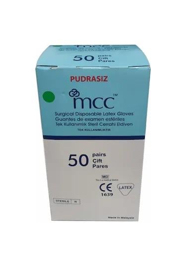 MCC Pudrasız Steril Cerrahi Eldiven 100 lü