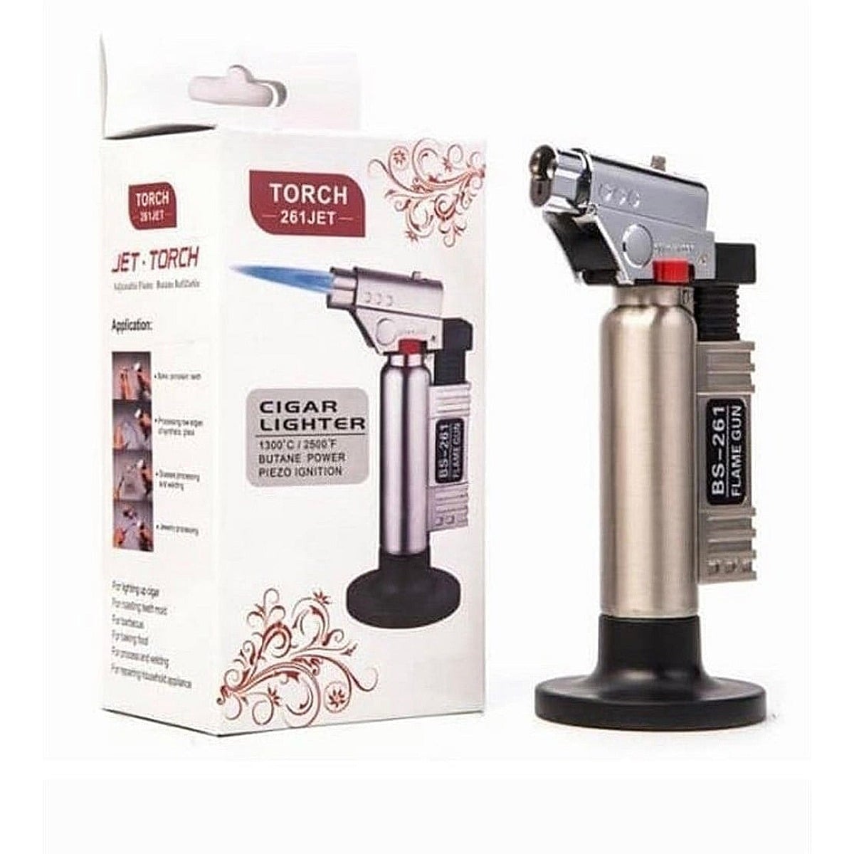 Metal Torch Jet Pürmüz Çakmak