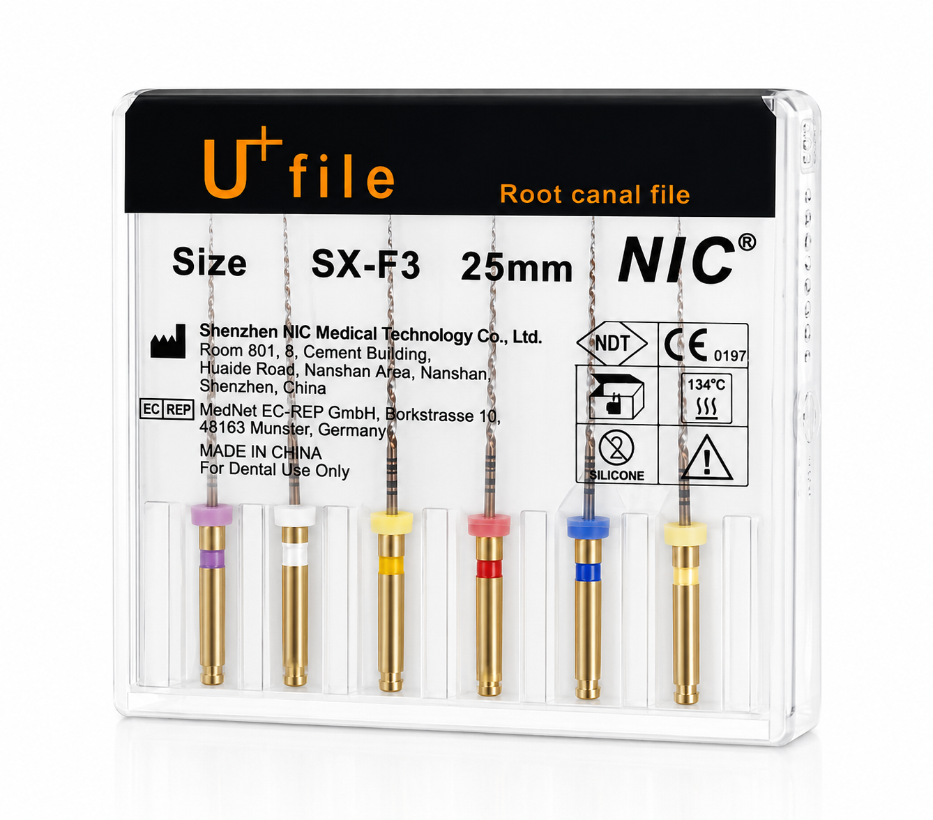 Nic Super Files Gold Rotary Eğe 25 mm 