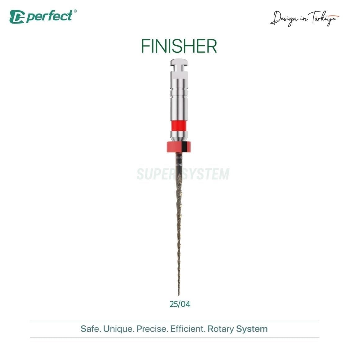 Perfect SUPER SYSTEM Finisher Sorti 4'lü Blister Eğe 25/04