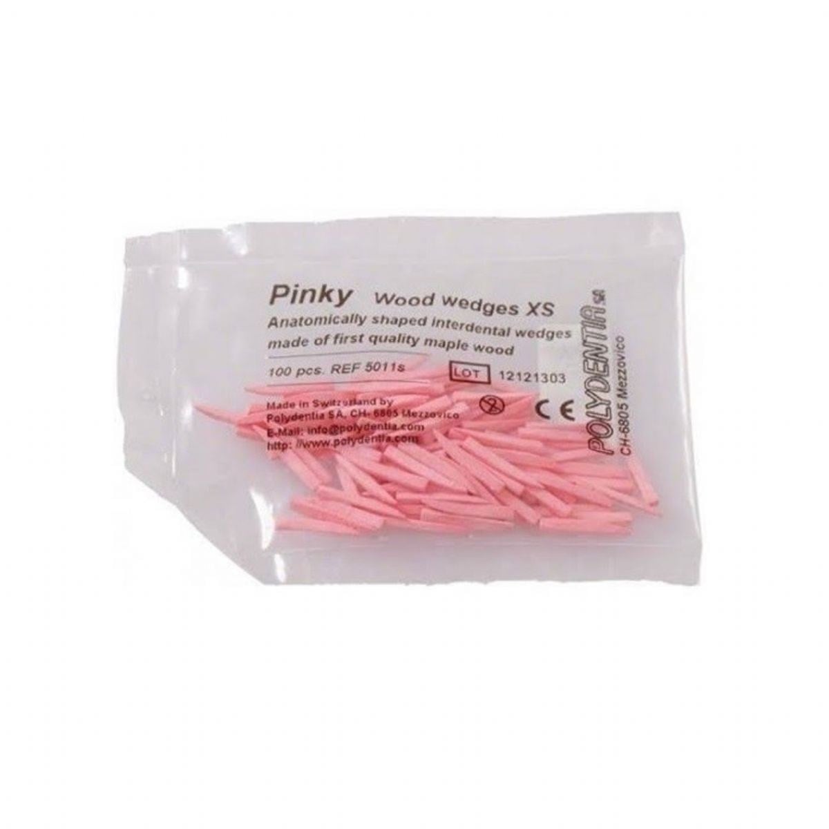 Polydentia Wood Wedges Ahşap Kama Pembe 100 lü