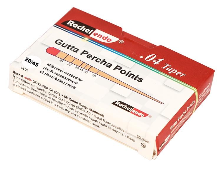 Rachel Endo Gutta Percha Points 0.04 Açılı