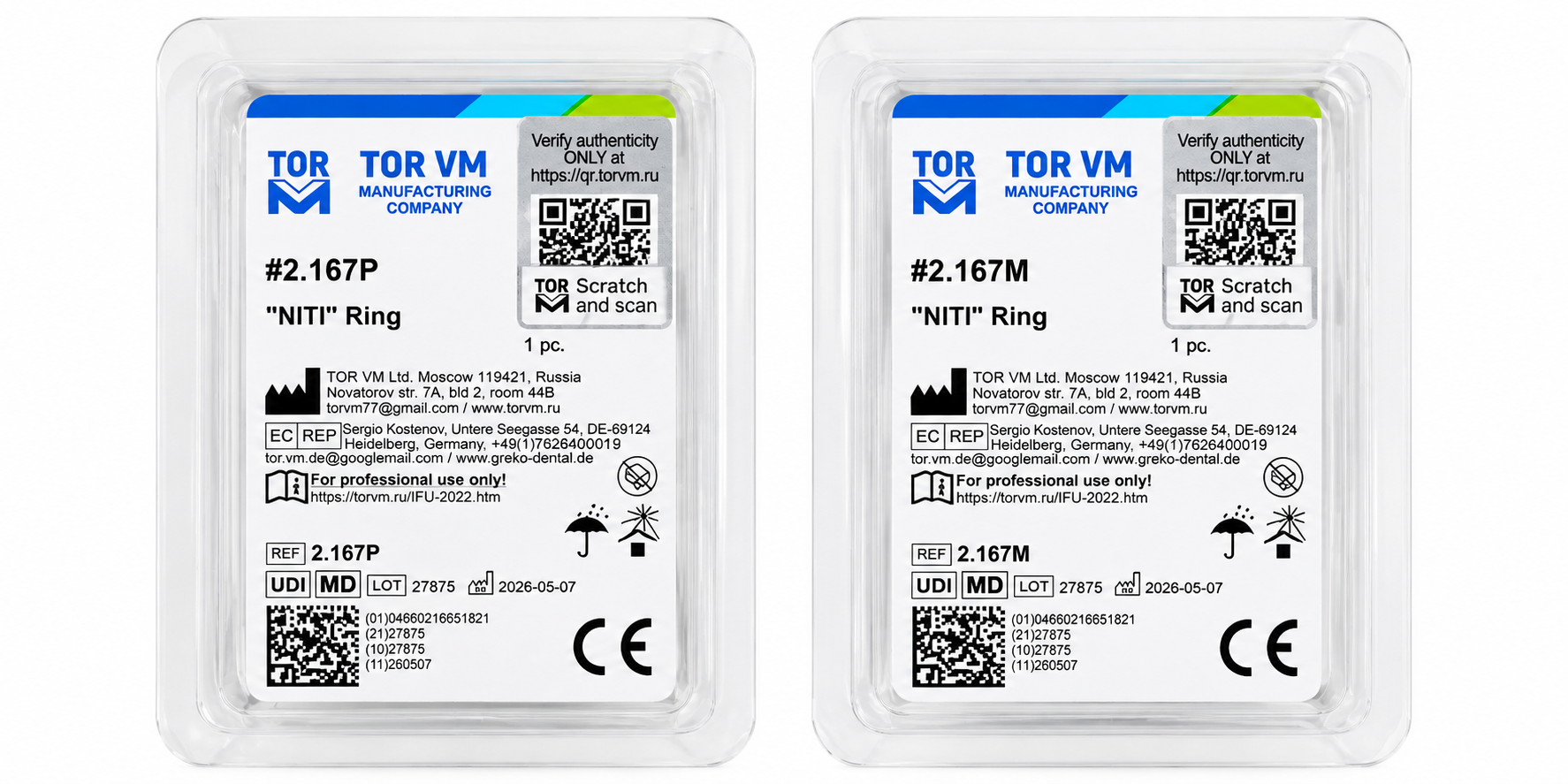 Tor Vm NiTi Ring No: 2.167 - Matriks Sistemi