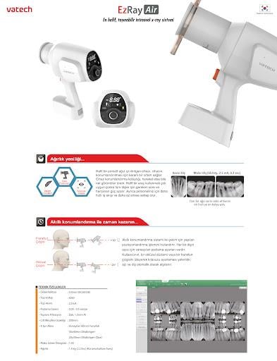 VATECH EZRAY P Taşınabilir Röntgen Cihazı (Tabanca Tip)