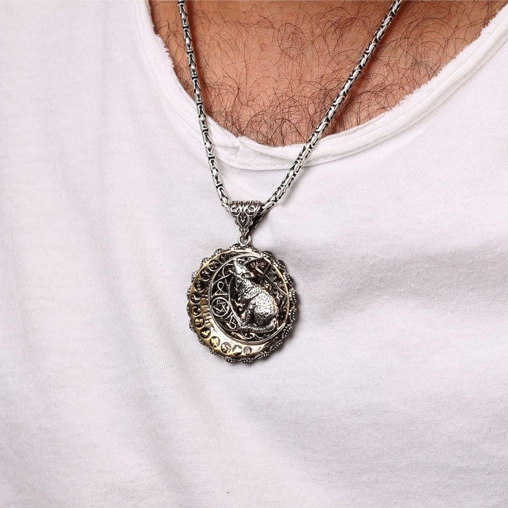 16 Türk Devleti Bozkurt Gümüş Kolye