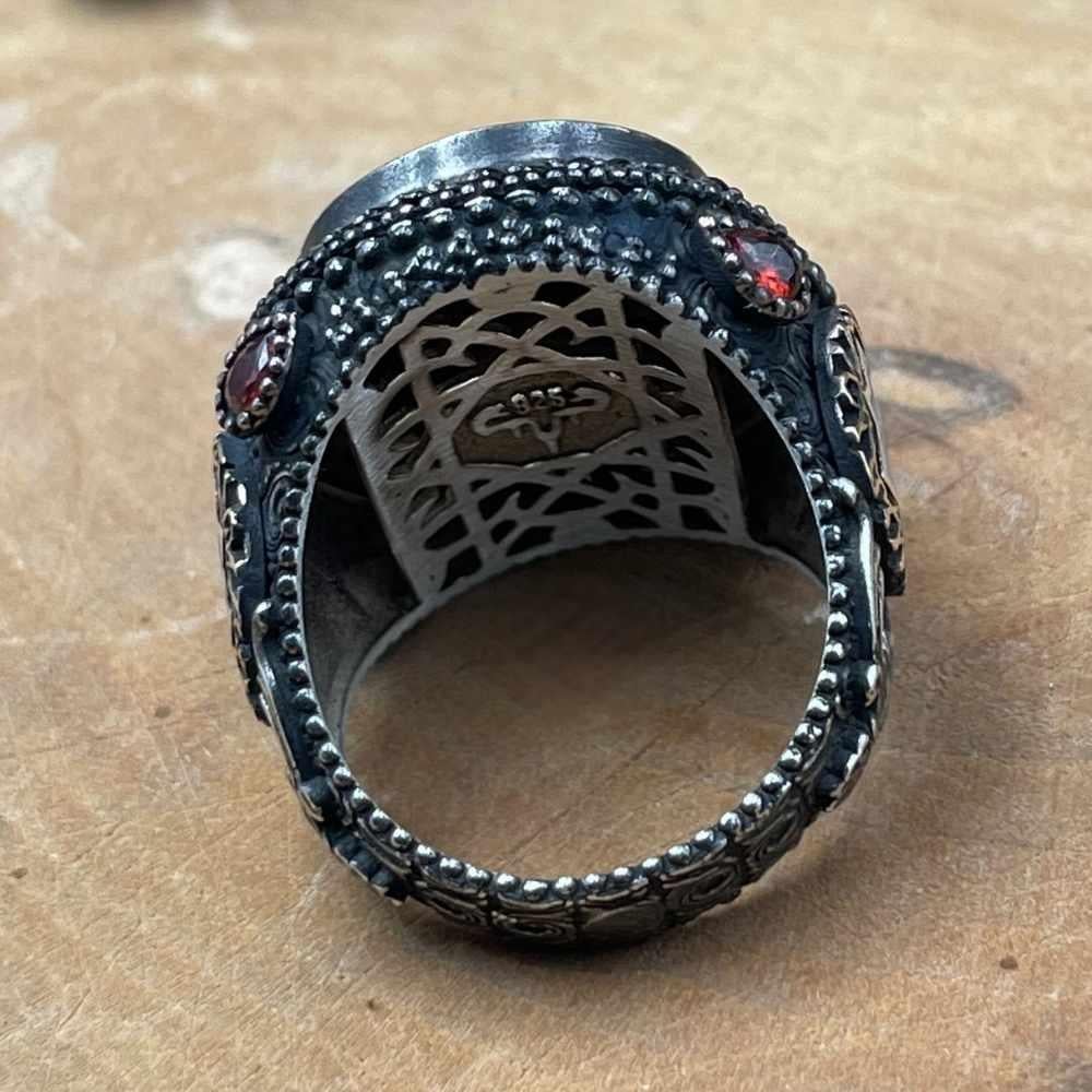 16 Türk Devleti Oğuz Kağan Mührü Gümüş Yüzük16 Türk Devleti Yüzük