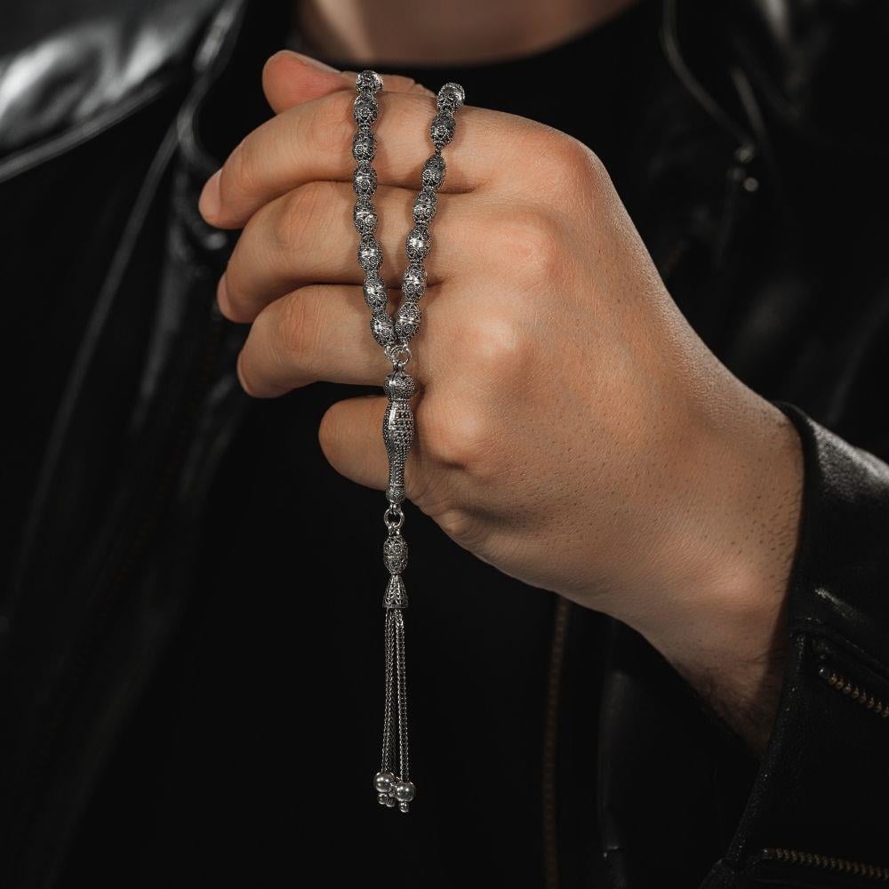 925 Ayar Fizyon Gümüş Tesbih