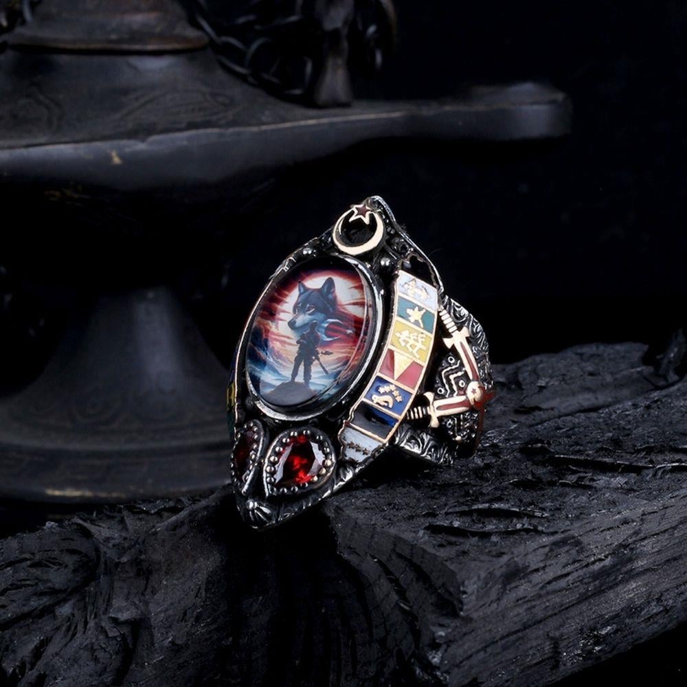 Albayrak Muhafızı Zihgir Gümüş Yüzük