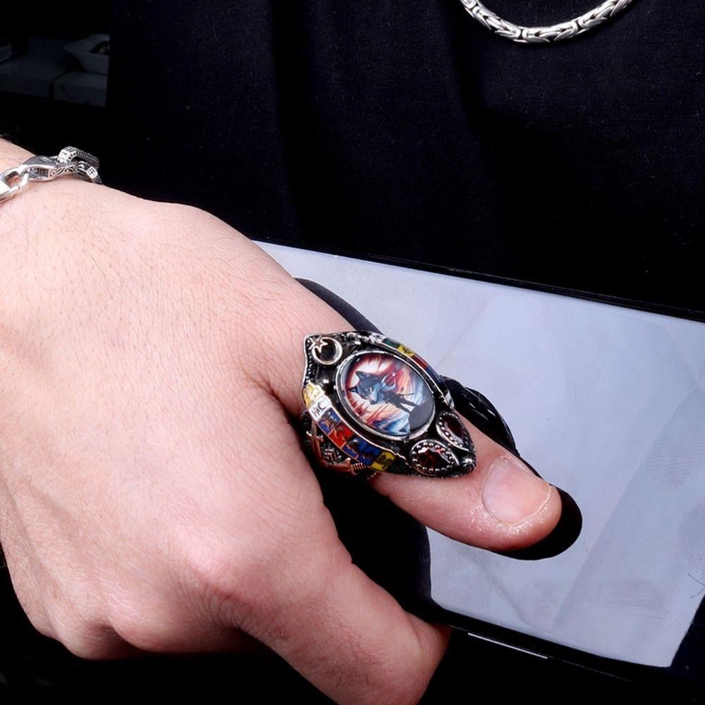 Albayrak Muhafızı Zihgir Gümüş Yüzük