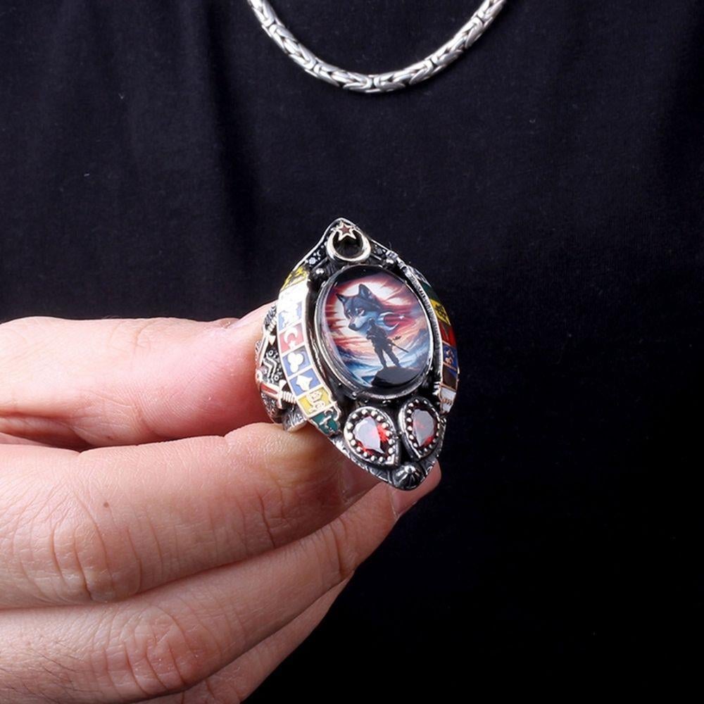 Albayrak Muhafızı Zihgir Gümüş Yüzük