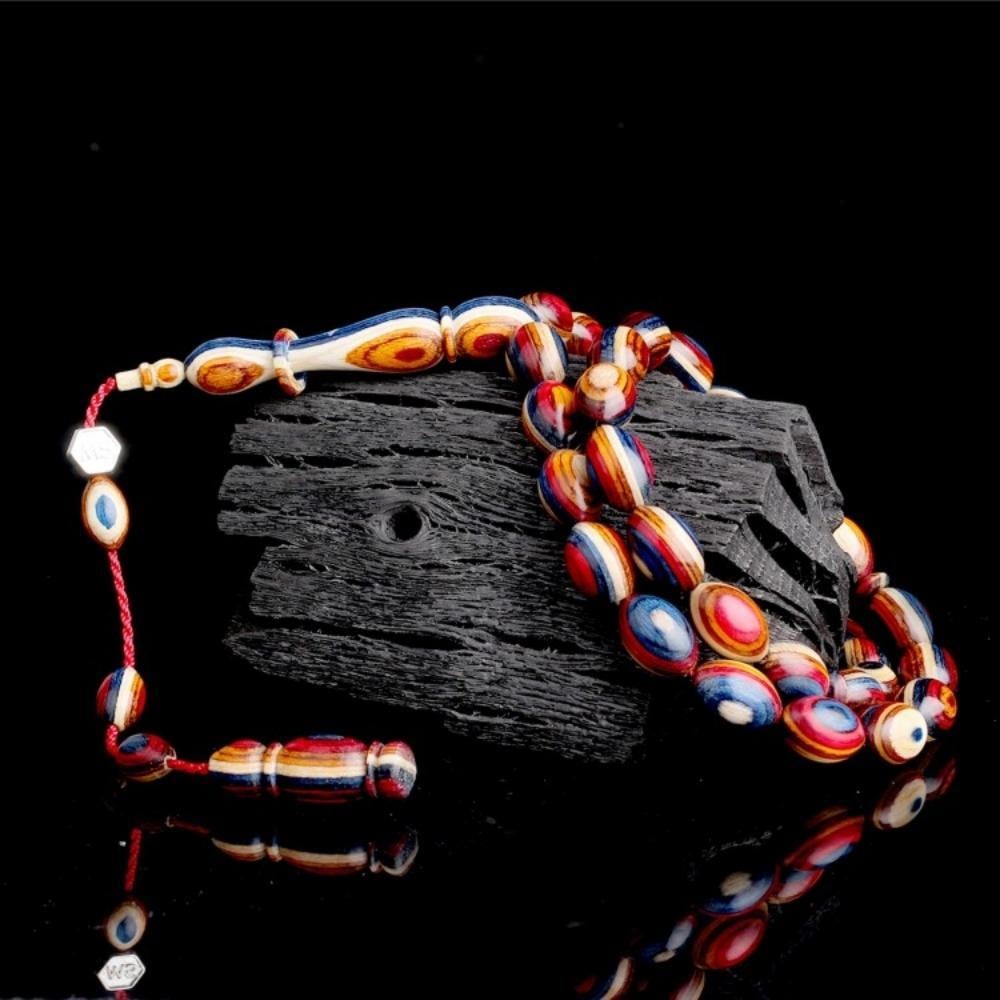 Arpa Kesim Sistemli Kâfur Ağacı Model TesbihDoğal Ağaç Tesbih