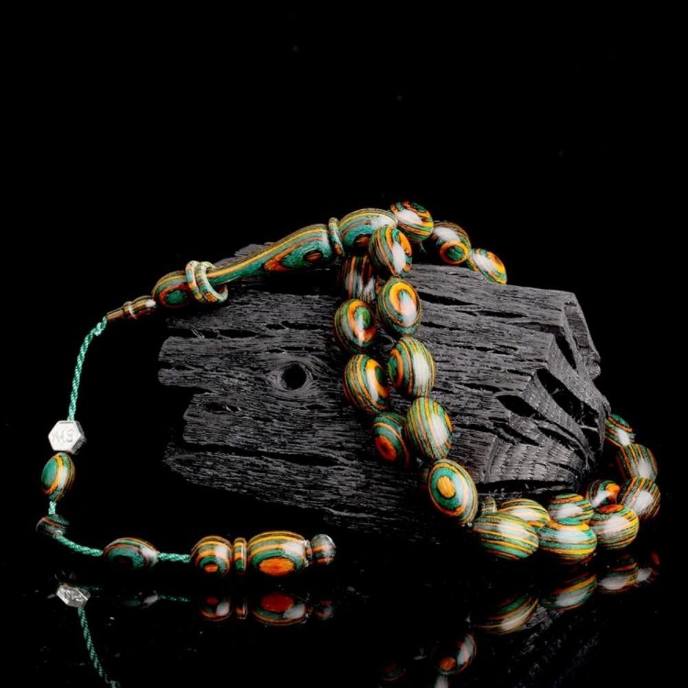 Arpa Kesim Sistemli Kâfur Ağacı Model TesbihDoğal Ağaç Tesbih