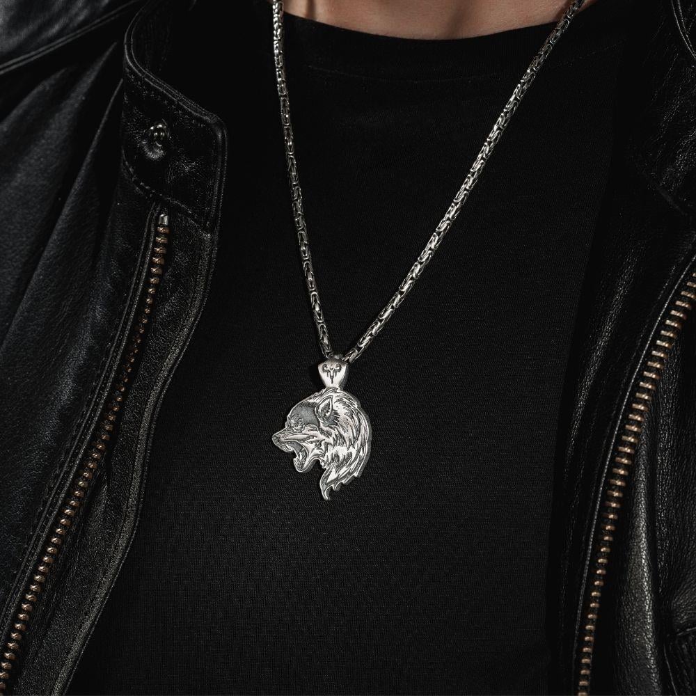 Bozkurt Gücü Gümüş Kolye