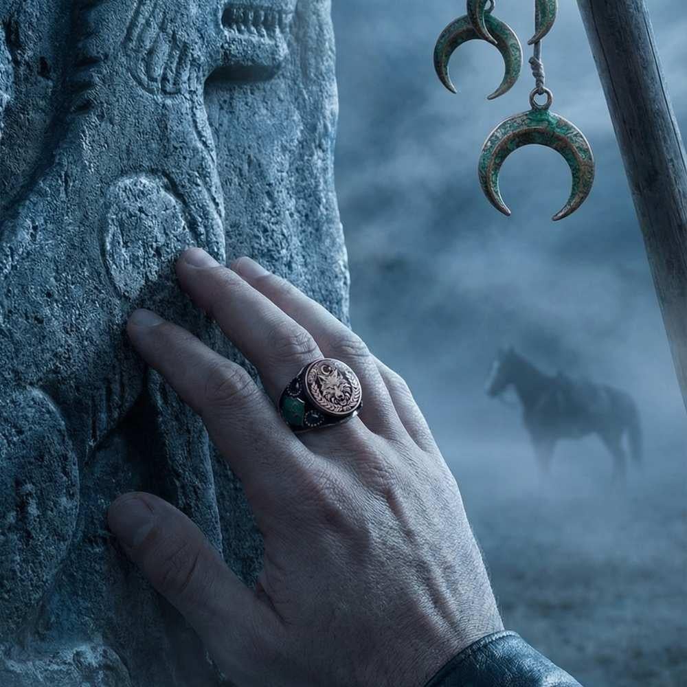 Bozkurt Saldırısı Üç Hilal Gümüş YüzükBozkurt Yüzükleri