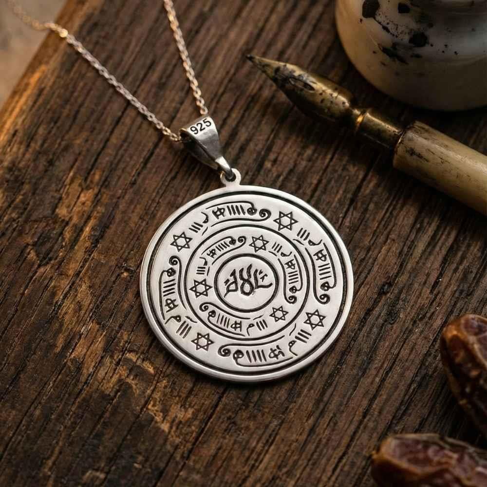 Celcelutiye Duası Gümüş KolyeDualı Kolye