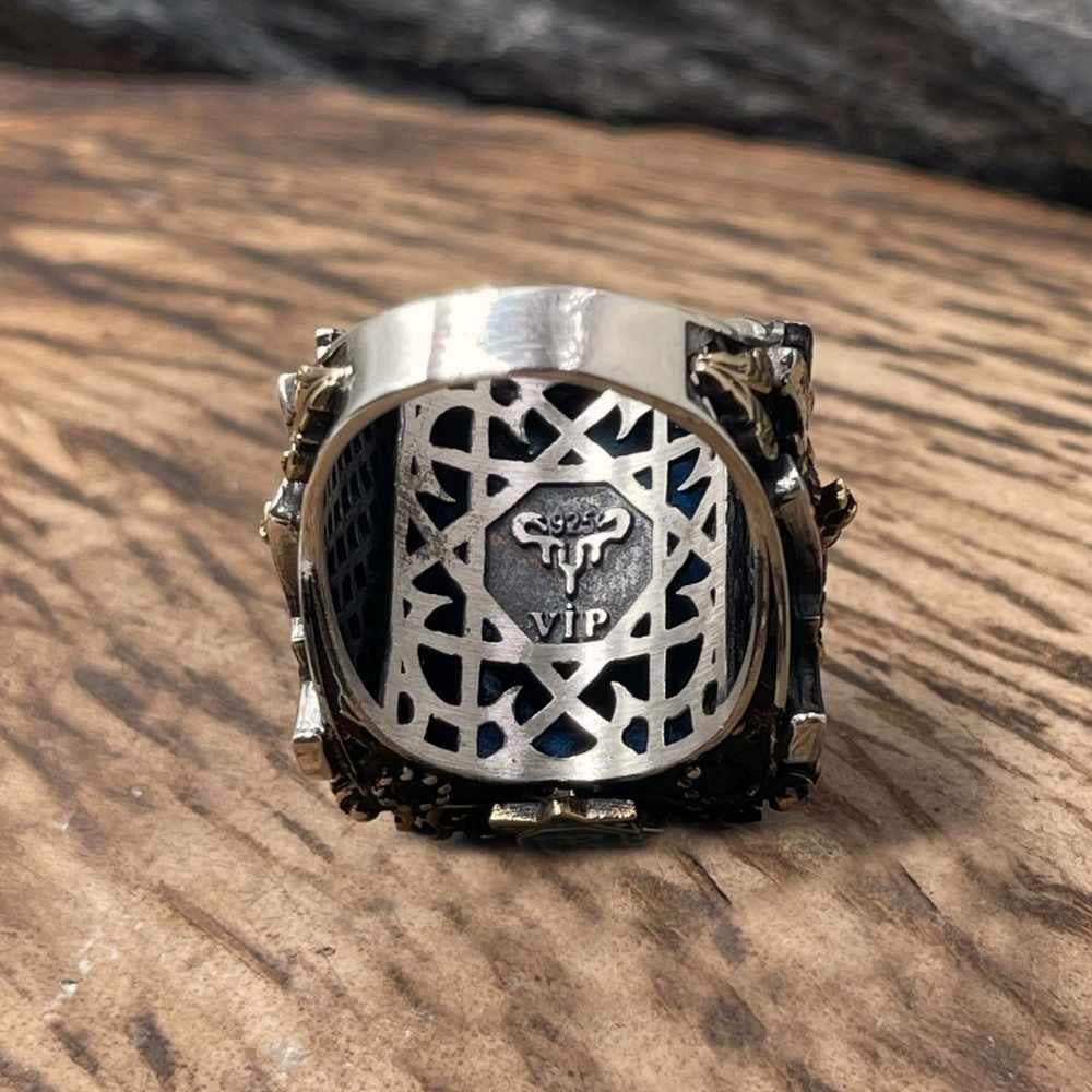 Çift Tabanca 16 Türk Devleti Gümüş Yüzük16 Türk Devleti Yüzük