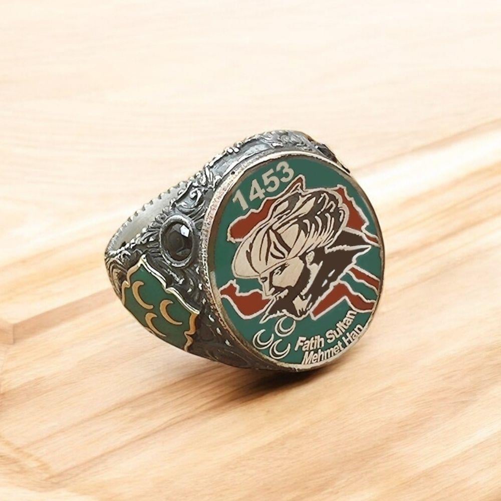Fatih Sultan Mehmet Han Özel Üretim Gümüş Yüzük